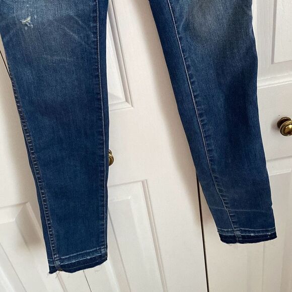 Madewell Taller 10" High-Rise Skinny‎ Jeans: Drop-Hem Edition Size 26 - Picture 4 of 11